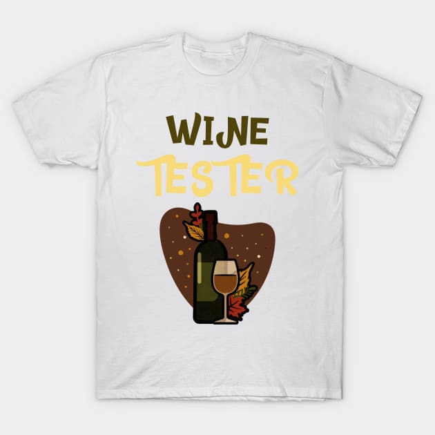 Wine Tester, Sommelier T-Shirt by ILT87